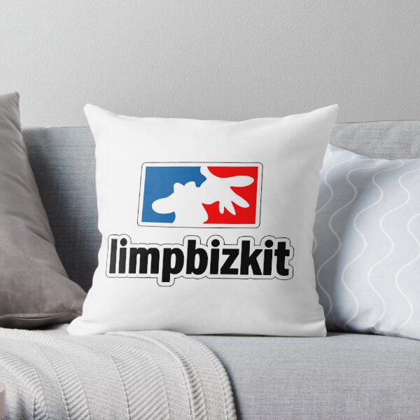 Limpbizkit classic white Throw Pillow RB1010 product Offical limpbizkit Merch